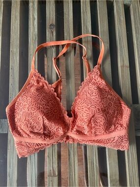 Orange Auden Lace Bralette